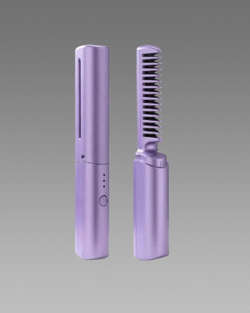 Mini Hair Straightener Cordless Rechargeable Comb